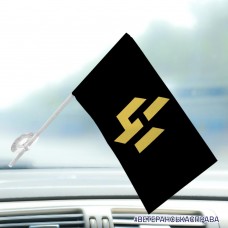 Автомобільний прапорець 411 ОБрБпС жовтий